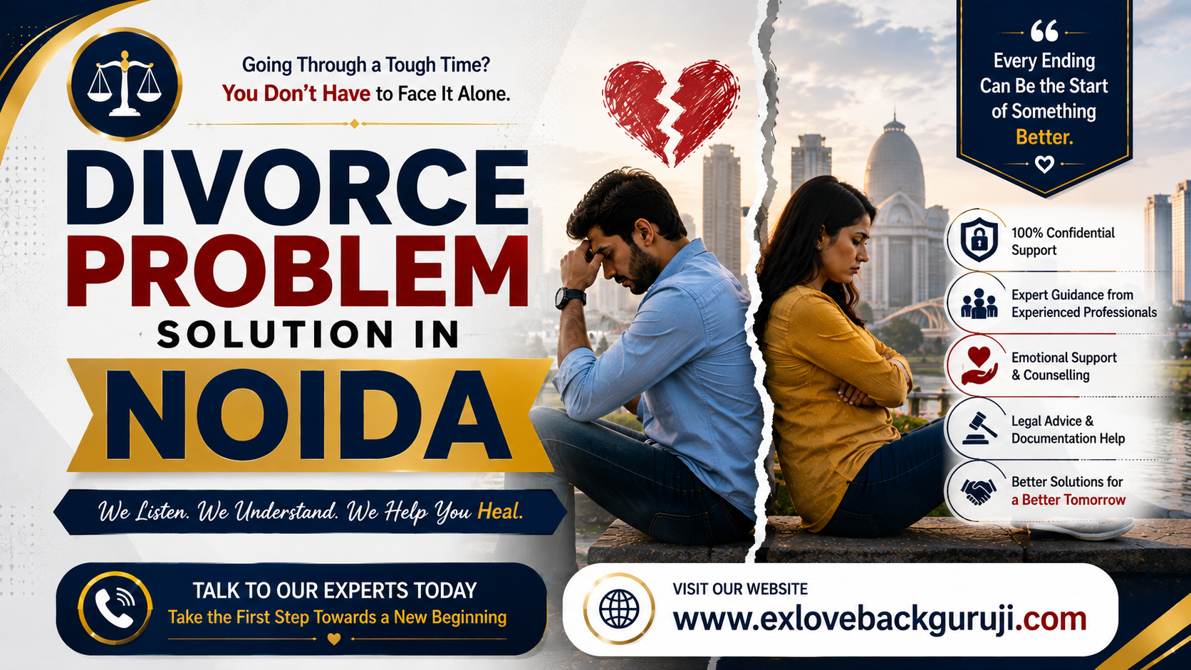 Divorce Problem Solution in Noida