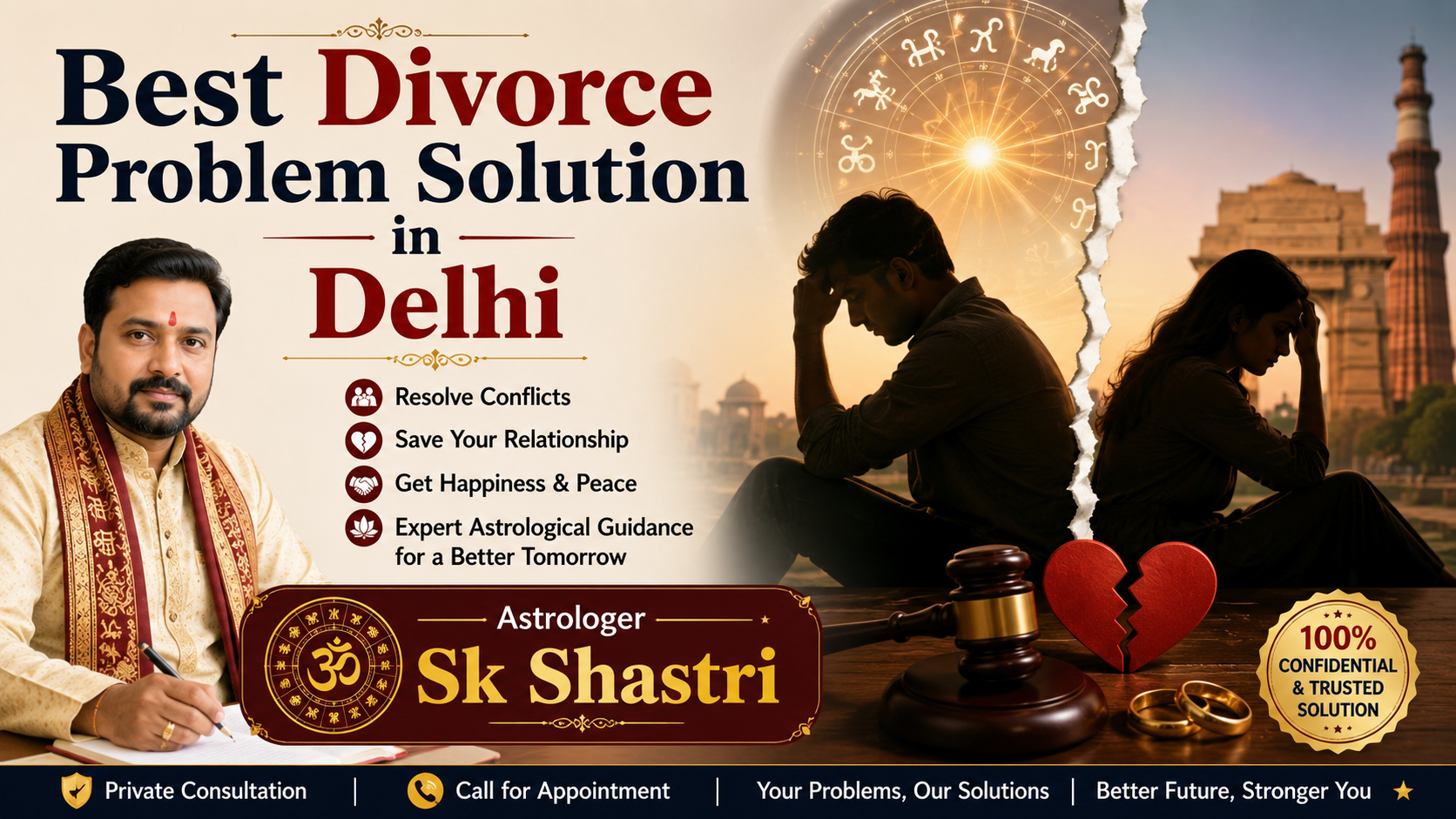 Best Divorce Problem Solution in Delhi